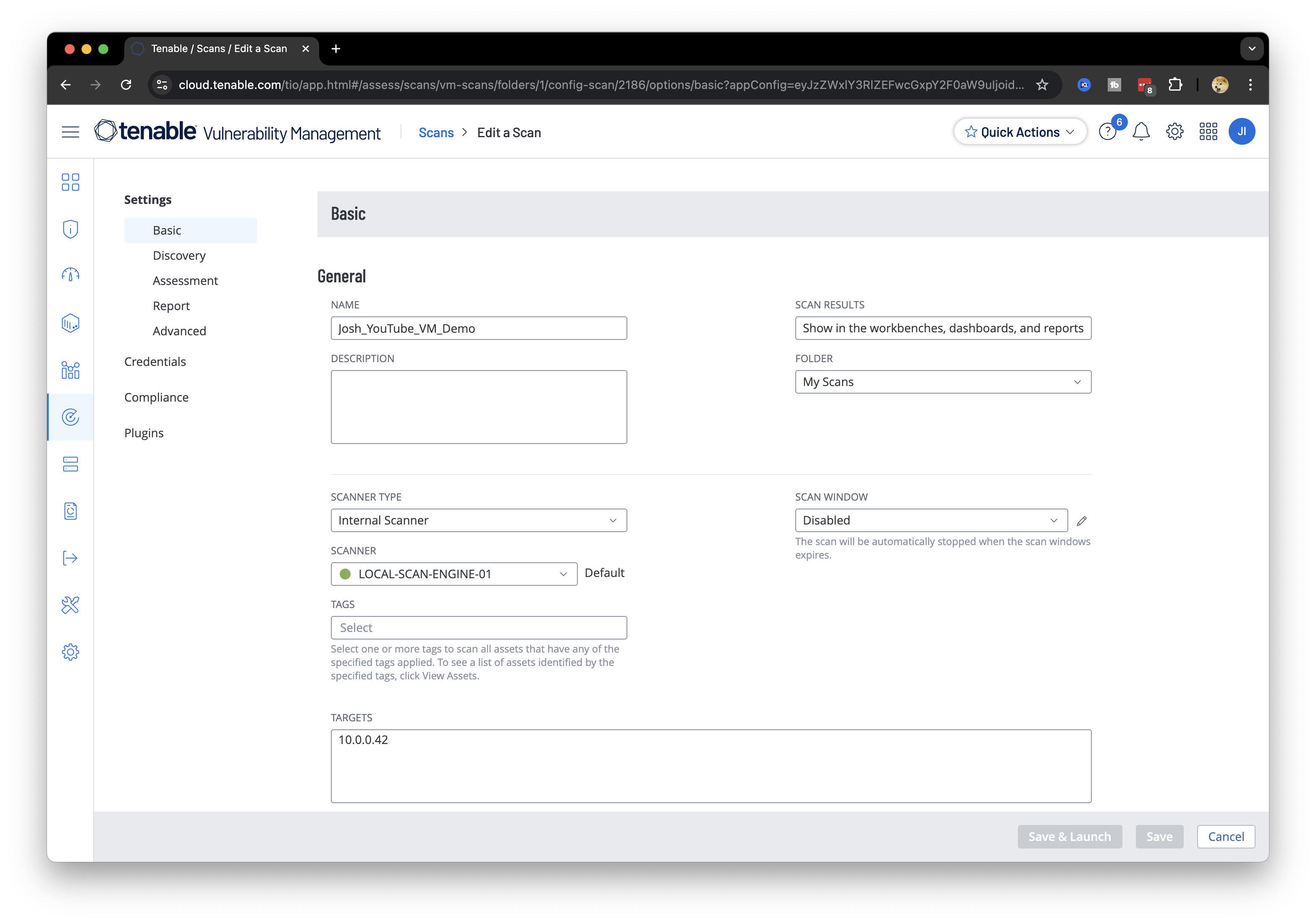 Tenable scan configuration with DISA Windows 10 STIG v3r2